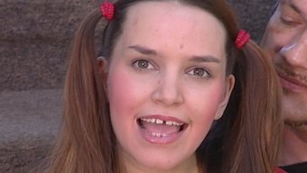 A Natural Titted 18-Year-Old Experiences Her First Big Cock In Doggystyle