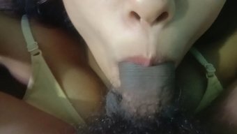 18+ Indian Girl Gives A Blowjob