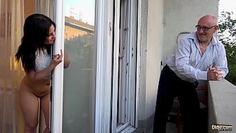 Old Man And Young Girl Have Intense Sex