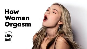 Close-Up Of Lilly Bell'S Intense Orgasm From Pussy Fingering With Hitachi